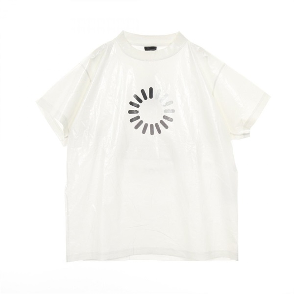 BALENCIAGA LOADING ERROR MISPLACED T-shirt tops 744440 cotton White Used size L