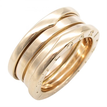 BVLGARI B-zero1 3 bands Ring 18KPG Pink Rose Gold Used unisex US size 5 #50