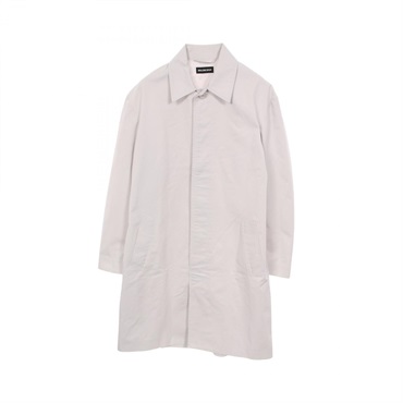 BALENCIAGA Coat Jacket cotton White Used mens size 44