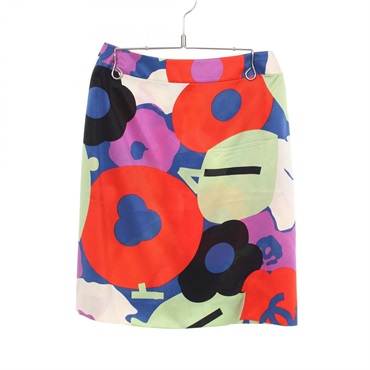 CHANEL Skirt P15393V0587 silk Multicolor Used Women #38