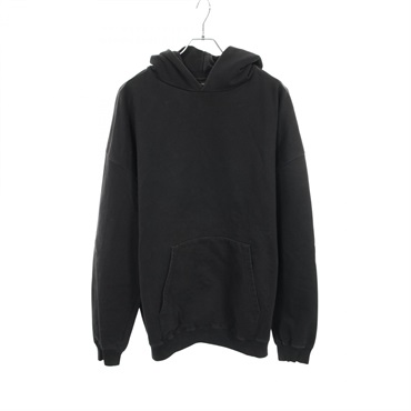 BALENCIAGA Logo Hoodie cotton Black #Xs Used mens