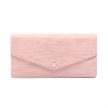 LOUIS VUITTON Portefeuille Sarah Bifold long wallet purse M61394 Epi Rose Nacre