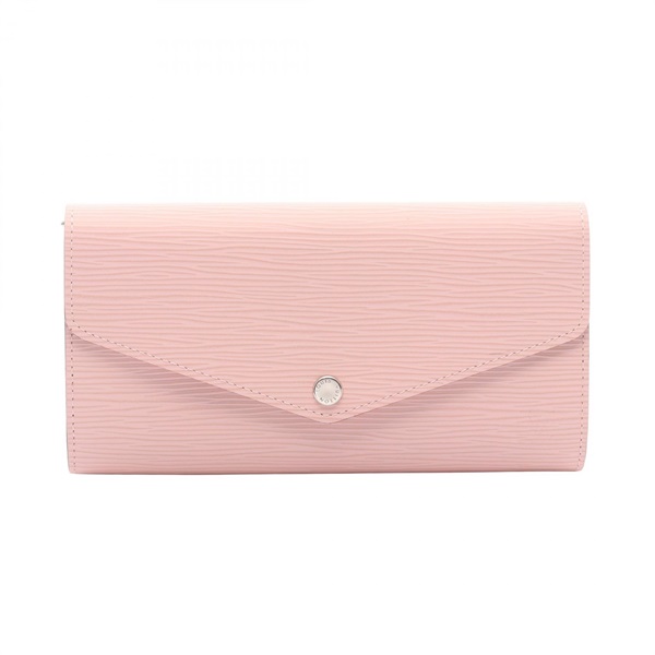 LOUIS VUITTON Portefeuille Sarah Bifold long wallet purse M61394 Epi Rose Nacre