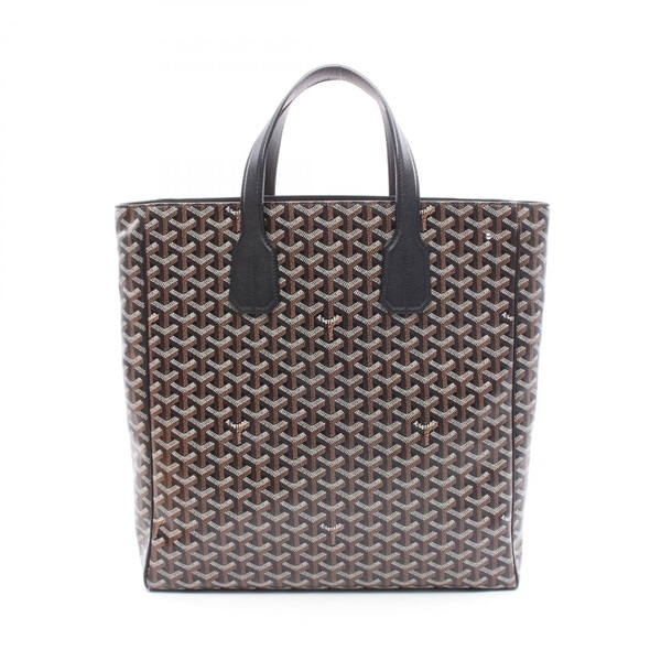 GOYARD sac voltaire Tote hand Bag VOLTA3MMLTY01CL01P canvas leather Black used