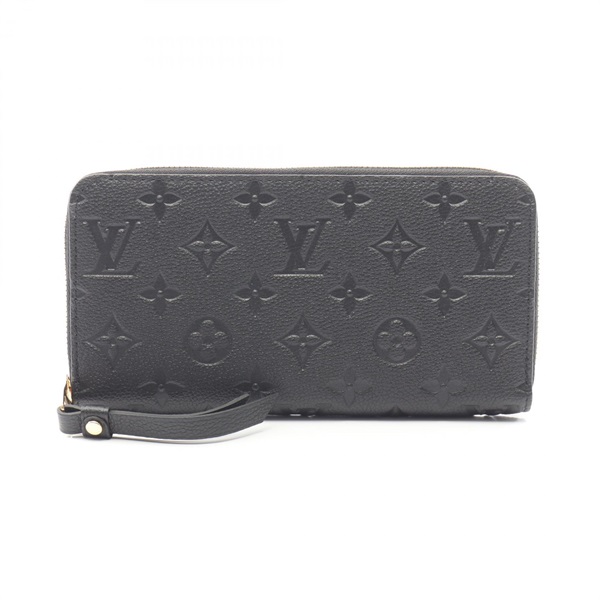 LOUIS VUITTON Zippy wallet Around long purse M61864 Monogram empreinte Noir used