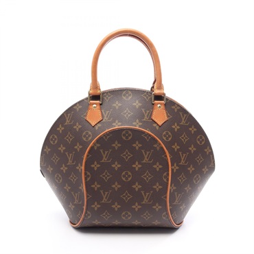 LOUIS VUITTON Ellipse MM Handbag M51126 Monogram canvas leather Brown Used Women