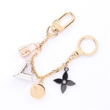 LOUIS VUITTON Chain Kaleido V charm M67379 Gold Plated Metal Used Women LV