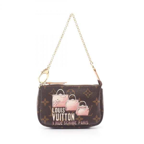 LOUIS VUITTON Mini Pochette Accessoires Handbag M60245 Monogram canvas used LV