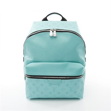 LOUIS VUITTON Discovery Backpack Rucksack M30227 Taigalama leather vert Used
