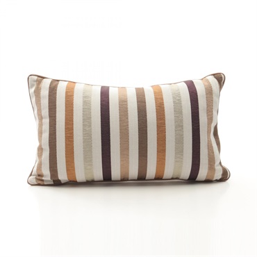 HERMES Cushion Cotton rayon Beige Brown Used Women SHW