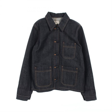 CELINE Denim Jacket S size blouson cotton Blue Used Women