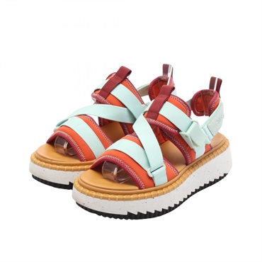 Chloe LILLI Sandals Nylon Brown Multicolor Size 38 Used Women