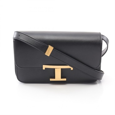TOD'S T Timeless Micro Shoulder crossbody Bag XBWTTTC0000RORB999 leather Black