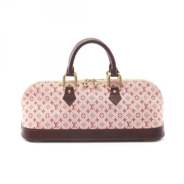 LOUIS VUITTON Alma ron Handbag M92207 Monogram mini canvas leather Pink Cherry