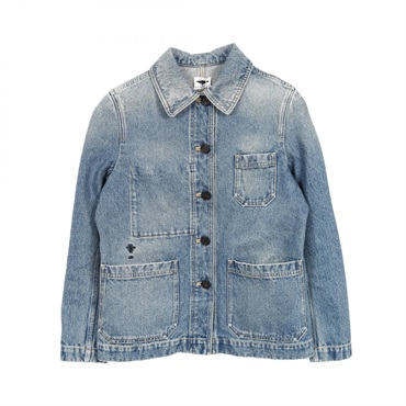 Christian Dior BEE embroidery Denim Jacket #F34 152V16A3425 cotton Blue Used