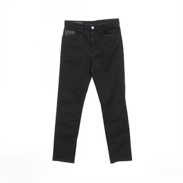 HERMES Sellier button Denim pants jeans #38 H465420H6 cotton Black Used women