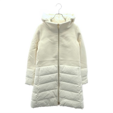 Herno down coat hoodie #40 wool Beige Used Women