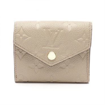 LOUIS VUITTON ZOE Tri-fold Wallet M69800 Monogram Empreinte Leather Tourterelle