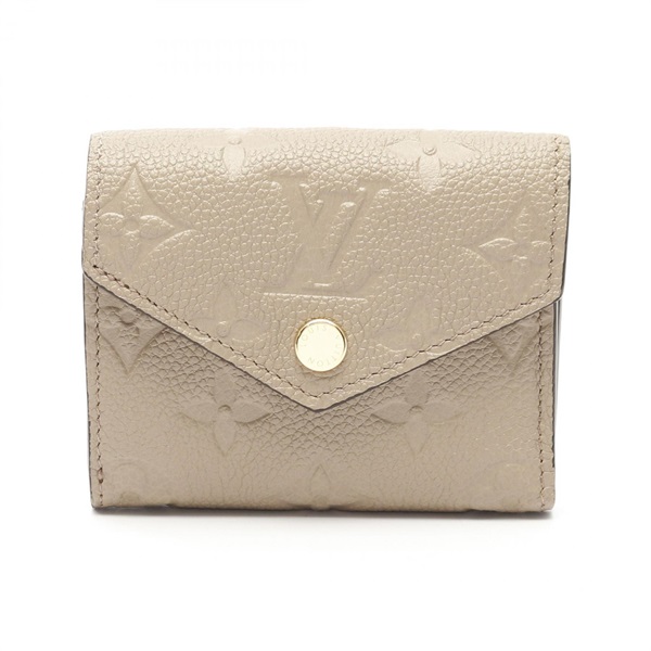 LOUIS VUITTON ZOE Tri-fold Wallet M69800 Monogram Empreinte Leather Tourterelle