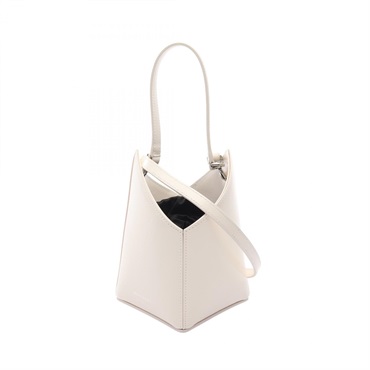 GIVENCHY Cutout Mini Shoulder Handbag crossbody leather White Used Women
