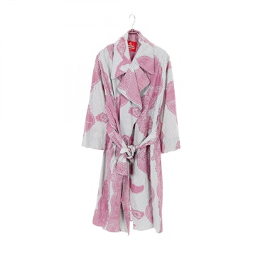 Vivienne Westwood Red Label Wrap/ Trench coat cotton White Pink Blue #00 Women