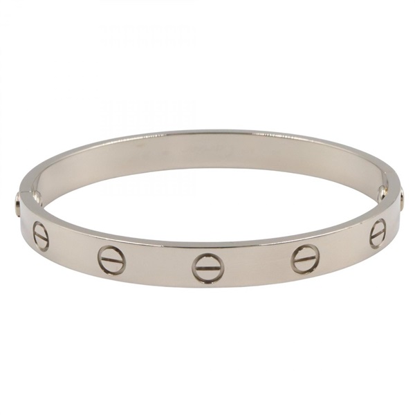 CARTIER Love Bracelet 18KWG White Gold Used Women #16