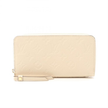 LOUIS VUITTON Zippy Around Long Wallet Purse M60546 Monogram Empreinte Neige LV