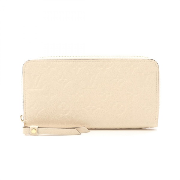 LOUIS VUITTON Zippy Around Long Wallet Purse M60546 Monogram Empreinte Neige LV