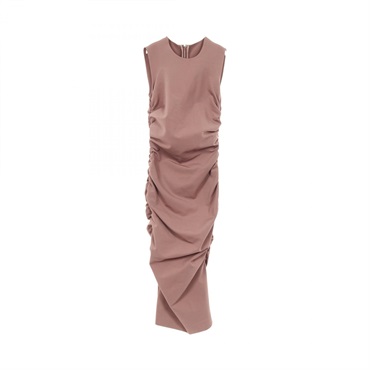 DOLCE & GABBANA Sleeveless Dress F6ZR9T Rayon Nylon Pink Size 40 Used Women