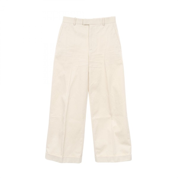 BOTTEGA VENETA Pants Cotton Beige Size 36 Used Women
