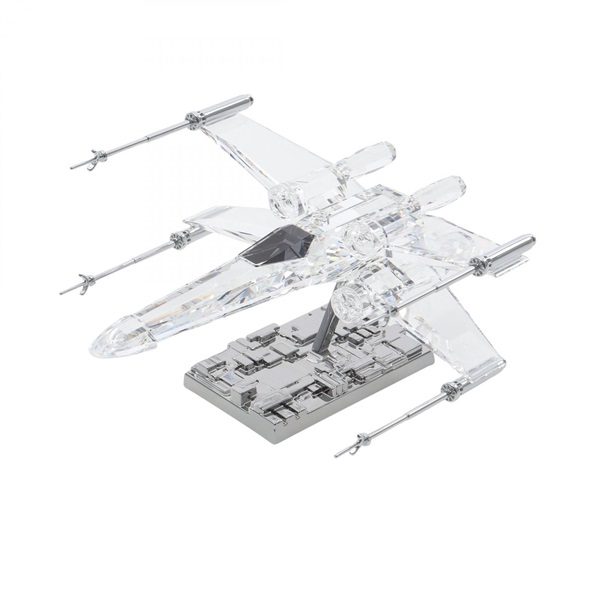 SWAROVSKI Star Wars Wing Starfighter Figurine toy crystal Clear Used unisex