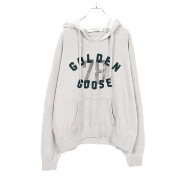 GOLDEN GOOSE Vintage logo embroidery Hoodie GUP02170.P001861.60583 Used mens #M