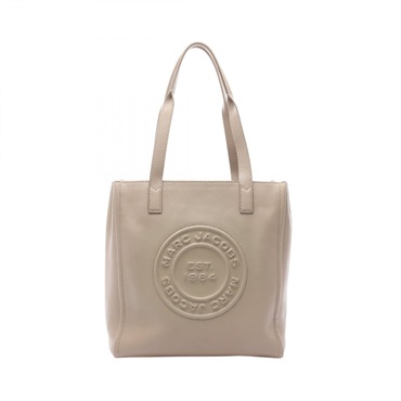 MARC JACOBS Signet Work Shoulder Tote Bag H051L01FA21 leather Beige Used Women