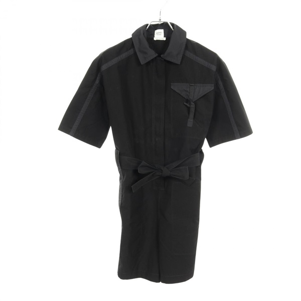 HERMES Jumpsuits All in one 3E0406DP cotton Black Used Women size 34