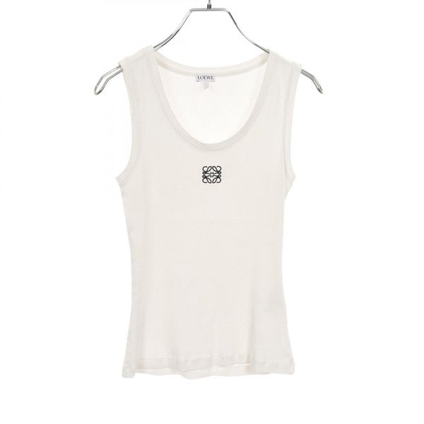 LOEWE Anagram Tank top cotton White Size S Used Women