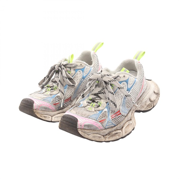BALENCIAGA 3XL Sneakers 734734 Fabric Gray Multicolor Size 36 Used