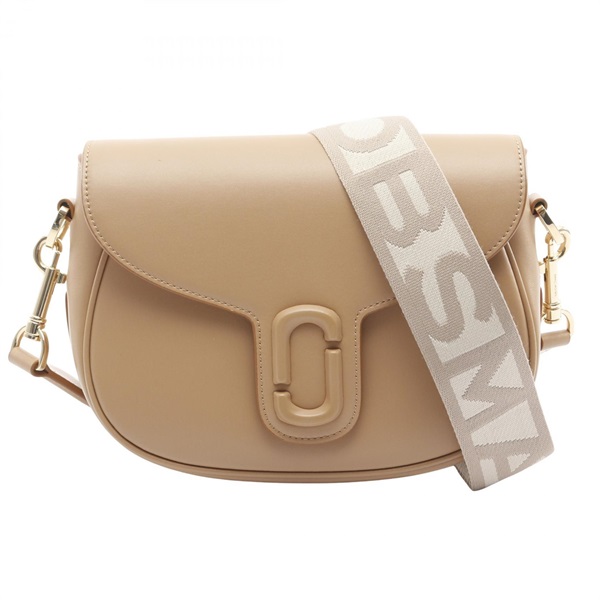 MARC JACOBS THE J MARC SADDLE Shoulder crossbody Bag 2S3HMS002H03 leather Beige