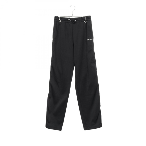 CELINE tracksuit Pants 2Z412121O polyester cotton Black stripe Used mens size XS
