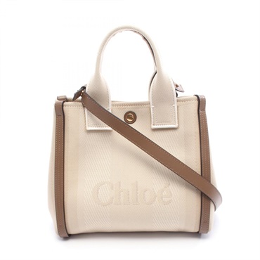 Chloe CARRY Small Tote shoulder crossbody Bag CH25US911P1924P canvas leather