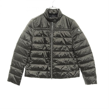PRADA Down Jacket with Zipper 29B830 Nylon Green #38 Used Women