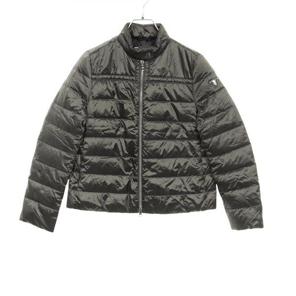 PRADA Down Jacket with Zipper 29B830 Nylon Green #38 Used Women