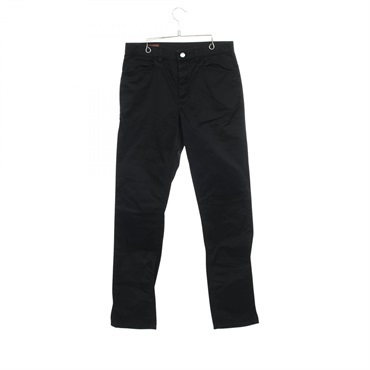 HERMES Sellier button Pants cotton Black Used mens size 40