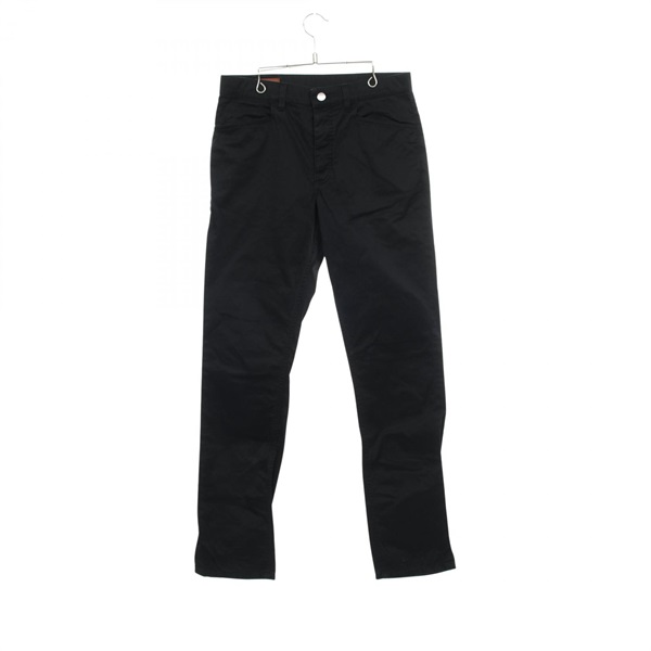 HERMES Sellier button Pants cotton Black Used mens size 40