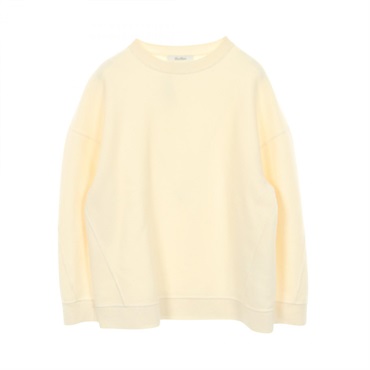 MAX MARA ELVIRA Sweatshirt long sleeve tops wool cashmere White Used Women #XS