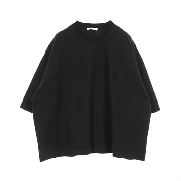 THE ROW ISSI TOP Short Sleeve T-shirt cotton Black Used Women #S