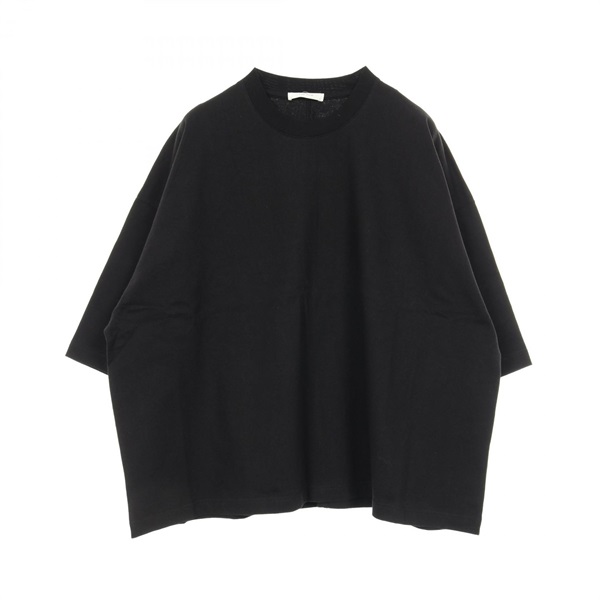 THE ROW ISSI TOP Short Sleeve T-shirt cotton Black Used Women #S