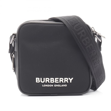 BURBERRY SQUARE PADDY Shoulder crossbody Bag 8066111 Nylon leather Black Used