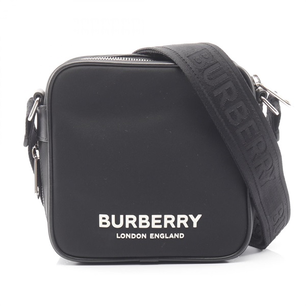 BURBERRY SQUARE PADDY Shoulder crossbody Bag 8066111 Nylon leather Black Used