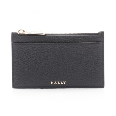BALLY ZANDHY coin purse wallet leather Black Used Women