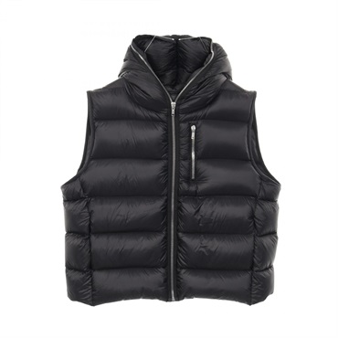 Rick Owens SEALED VEST Down vest Nylon Black #I56 Used mens